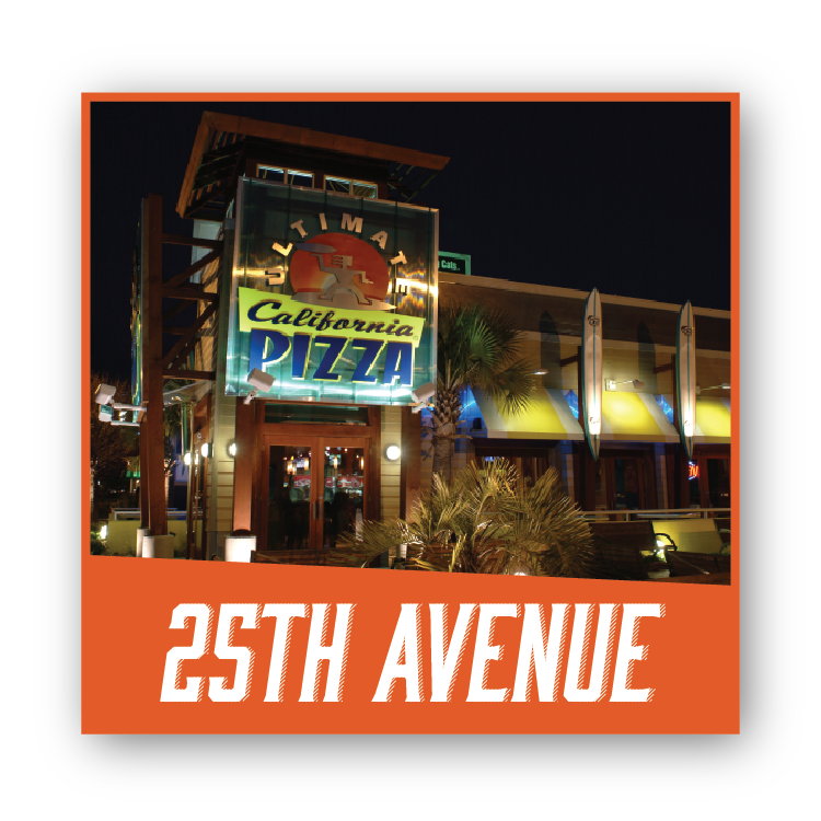 25th Avenue Ultimate California Pizza Location